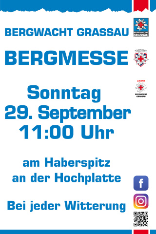 Bergmesse 2024 - Plakat Bergmesse 2024 - Plakat