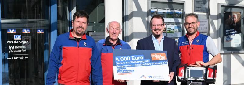 Spende von der VR-Bank